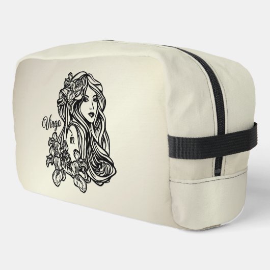 Trousse De Toilette Vierge du zodiaque doré (Coin gauche)