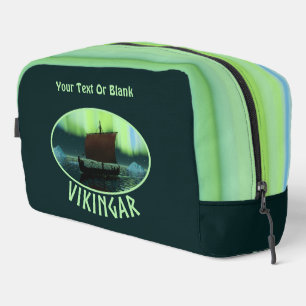 Trousse De Toilette Viking Navire Et Lumières Du Nord