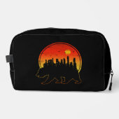 Trousse De Toilette Ville du coucher de soleil de l'ours (Recto)