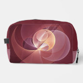Trousse De Toilette Vin moderne élégant Abstrait Art fractal rouge (Recto)