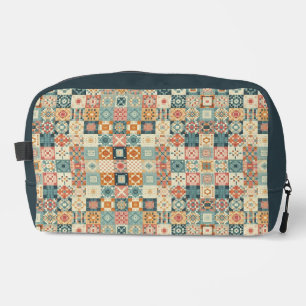 Trousse De Toilette Vintage, patchwork, paré