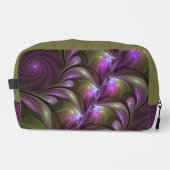 Trousse De Toilette Violet Abstrait violet violet kaki fractal (Recto)