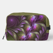Trousse De Toilette Violet Abstrait violet violet kaki fractal (Verso)
