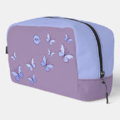 Trousse De Toilette Violet Bleu Bleu Papillon Kaleidoscope (Coin droit)