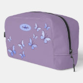 Trousse De Toilette Violet bleu violet élégant papillon kaléidoscope v (Coin droit)
