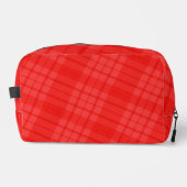 Trousse De Toilette Vivid rouge plaid (Recto)