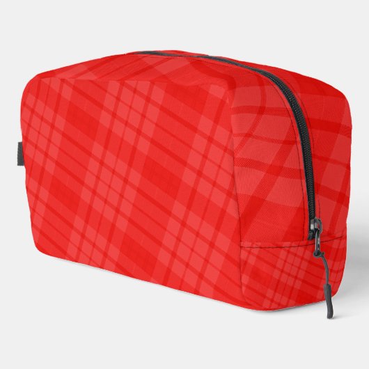 Trousse De Toilette Vivid rouge plaid (Coin droit)