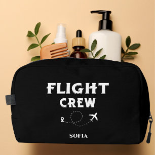 Trousse De Toilette Voyage Famille Vacances Équipage de vol Texte Avio
