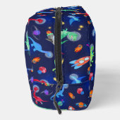 Trousse De Toilette Watercolor Dinosaur Astronauts In Space Blue (Droite)