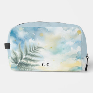 Trousse De Toilette Watercolor Tropics Fern Accessory Pouch