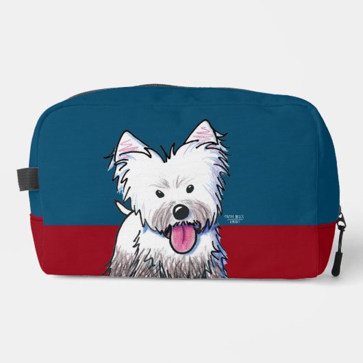 Trousse De Toilette Westie Terrier KiniArt (Recto)