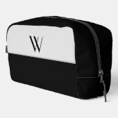 Trousse De Toilette Your monogram in black&white (Coin droit)