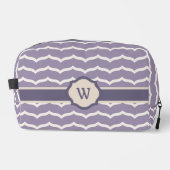 Trousse De Toilette Zigzag fleuri (Recto)