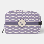 Trousse De Toilette Zigzag fleuri (Verso)