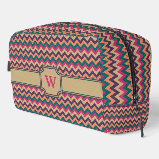 Trousse De Toilette Zigzag Tropical (Coin droit)