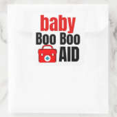 Trousse médicale pour bébé autocollant carré (Sac)