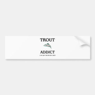 Trout Addict Bumpersticker