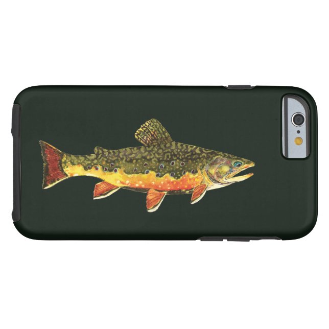 Trout Angler's Case-Mate iPhone Case (Achterkant Horizontaal)