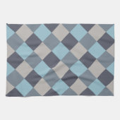 Trout Blue Grey Cotton Seed Pset Theedoek (Horizontaal)