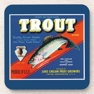 Trout Brand Drankjes Onderzetter