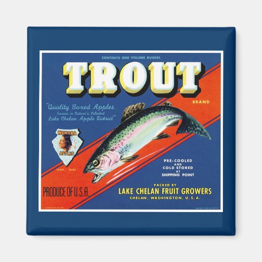 Trout Brand Magneet (Voorkant)