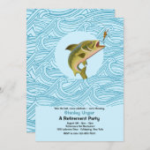 Trout Fishing Retraite Party Invitation (Devant / Derrière)