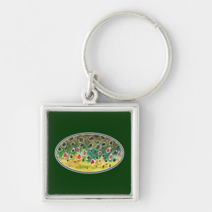 Trout Fly FIshing Sleutelhanger