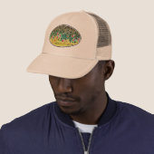 Trout Fly FIshing Trucker Pet (In situ)