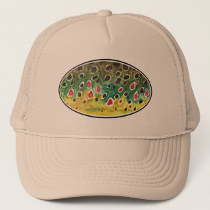 Trout Fly FIshing Trucker Pet