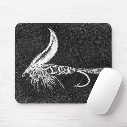 Trout Fly Mousepad "Buggy Fly" Muismat (Met muis)