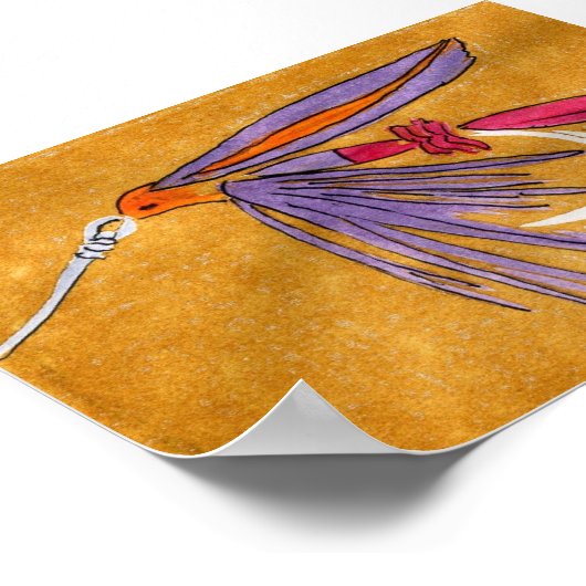 Trout Fly Poster (Coin)