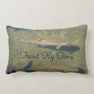 Trout Fly Time lumbar kussens Trout Welkom Pillow