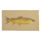 Trout King Size Pillow Hoesjes Kussensloop (Achterkant-Links)