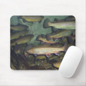 Trout mousepad muismat (Met muis)