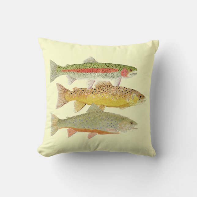 Trout Pillow Kussen (Voorkant)