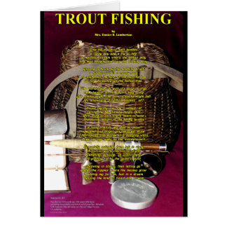TRout Poem- Rod, reel en rok