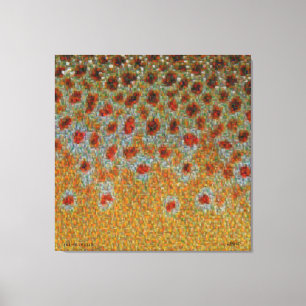 Trout Skin Montage - Bruine forel Canvas Afdruk