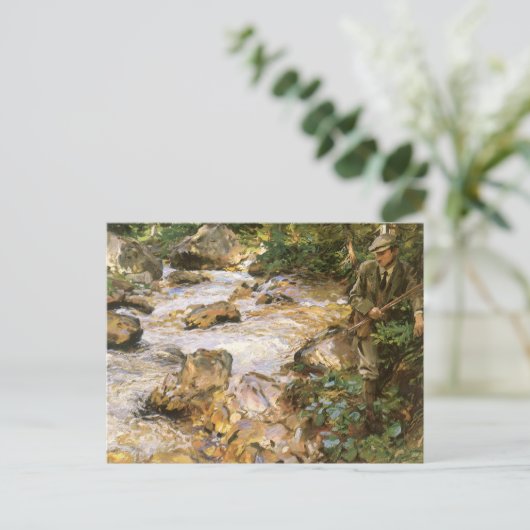 Trout Stream in the Tirol by John Singer Sargent Briefkaart (Staand voorkant)