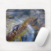 Trout - Vissen Mousemat Muismat (Met muis)