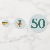 Trout Vist Fishermans Birthday Confetti (Voorkanten)