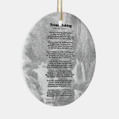 Trout Vist gedicht Keramisch Ornament (Rechts)