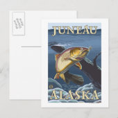 Trout Vist kruissectie - Juneau, Alaska Briefkaart (Voorkant / Achterkant)