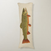 Trout voor grote proefdieren lichaamskussen (Voorkant Verticaal)