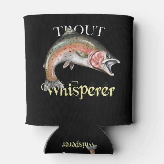 Trout Whisperer Dark Blikjeskoeler (Achterkant)