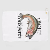 Trout Whisperer Geviste handdoek (Horizontaal)