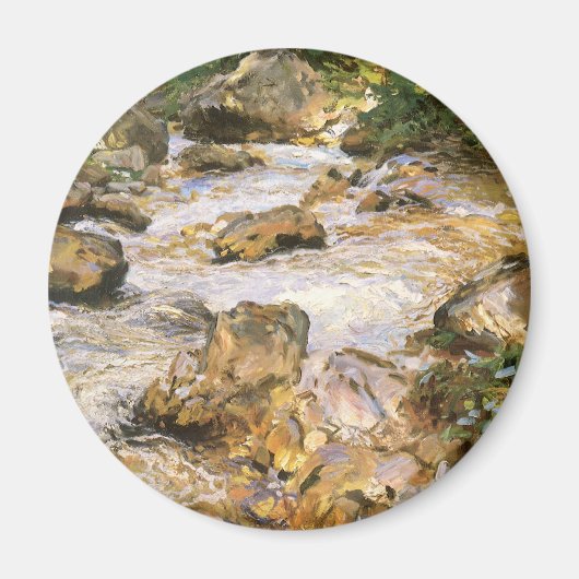 Troutbeek in de Tirol door John Singer Sargent Magneet (Voorkant)