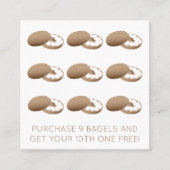 troutekaart bagels klantenkaartje (Voorkant)