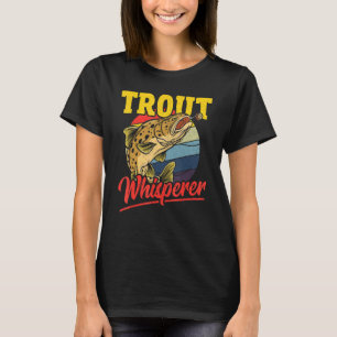 Troutfluisteraar Forel Vissen Visjacht T-shirt