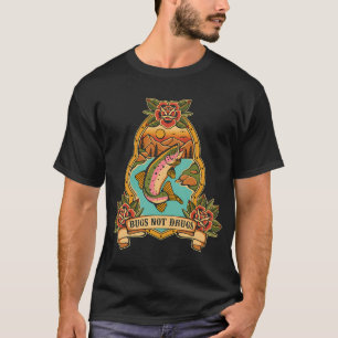 Troutliefde is echte liefde voor oude fly-fishing t-shirt