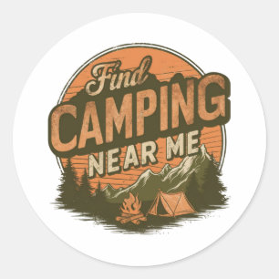 Trouver Camping près de moi - Stickers aventure en